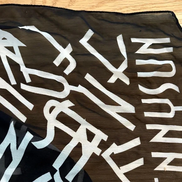 Black and White Fennysun Scarf - Picture 2 of 2